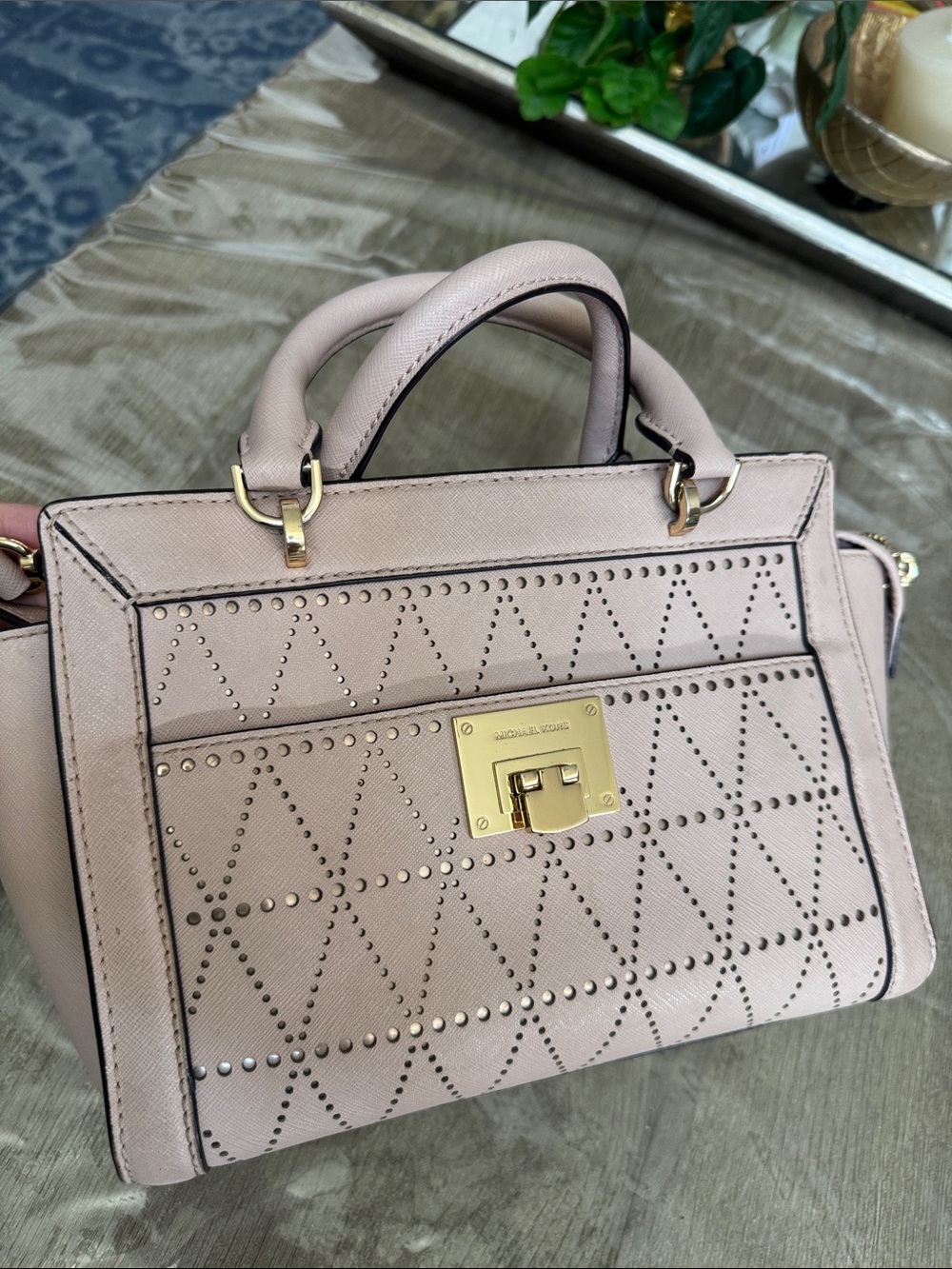 Michael Kors Pink Satchel crossbody bag